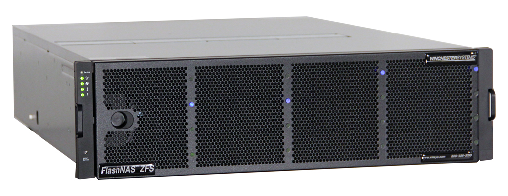 FlashNAS ZFS Front Angle - land