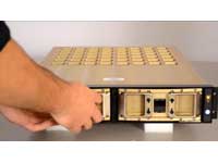 Demonstration of the RR2P lightweight, 2U Rugged Canister Disk Array for Airborne, Shipboard and Ground-based Data Recorder applications.